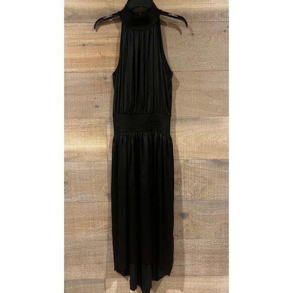 Ramy Brook Belle black Satin Hi/Low Midi Coctail Dress size S - Picture 4 of 10